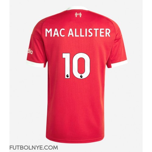 Camiseta Liverpool Alexis Mac Allister #10 Primera Equipación 2025-26 manga corta Camiseta Liverpool Alexis Mac Allister #10 Primera Equipación 2025-26 manga corta